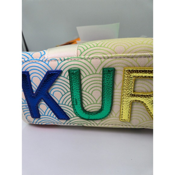 Kurt Geiger London Mini Kensington Tote Rainbow Wave‎ Top Handle Satchel - Picture 7 of 10